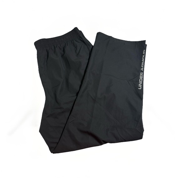 Under Armour Vital Warm Up Mens 4XLT Loose Athletic Track Pants Black Mesh Lined - Picture 1 of 10